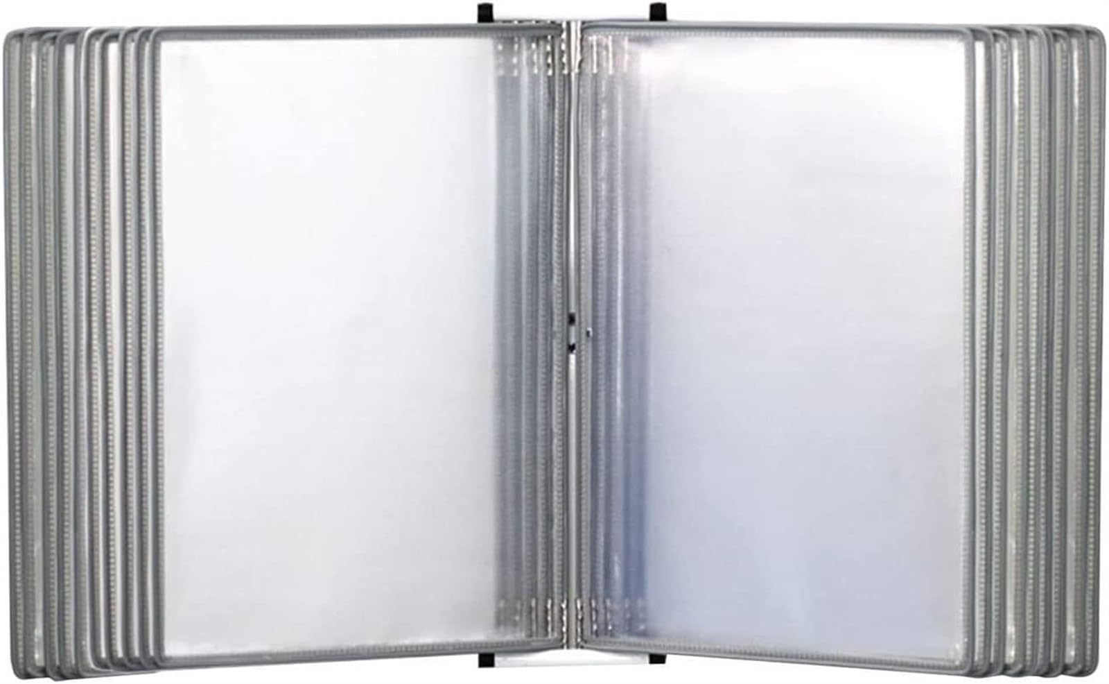 SnamicE Wall-Mounted Flip File Holder - Desk Reference Organizer, Wall Mount Reference Organizer, 20page, A4 Letter-Size for Office, Workshop, Restaurant, A4 Document Reference and Storag,D-20page