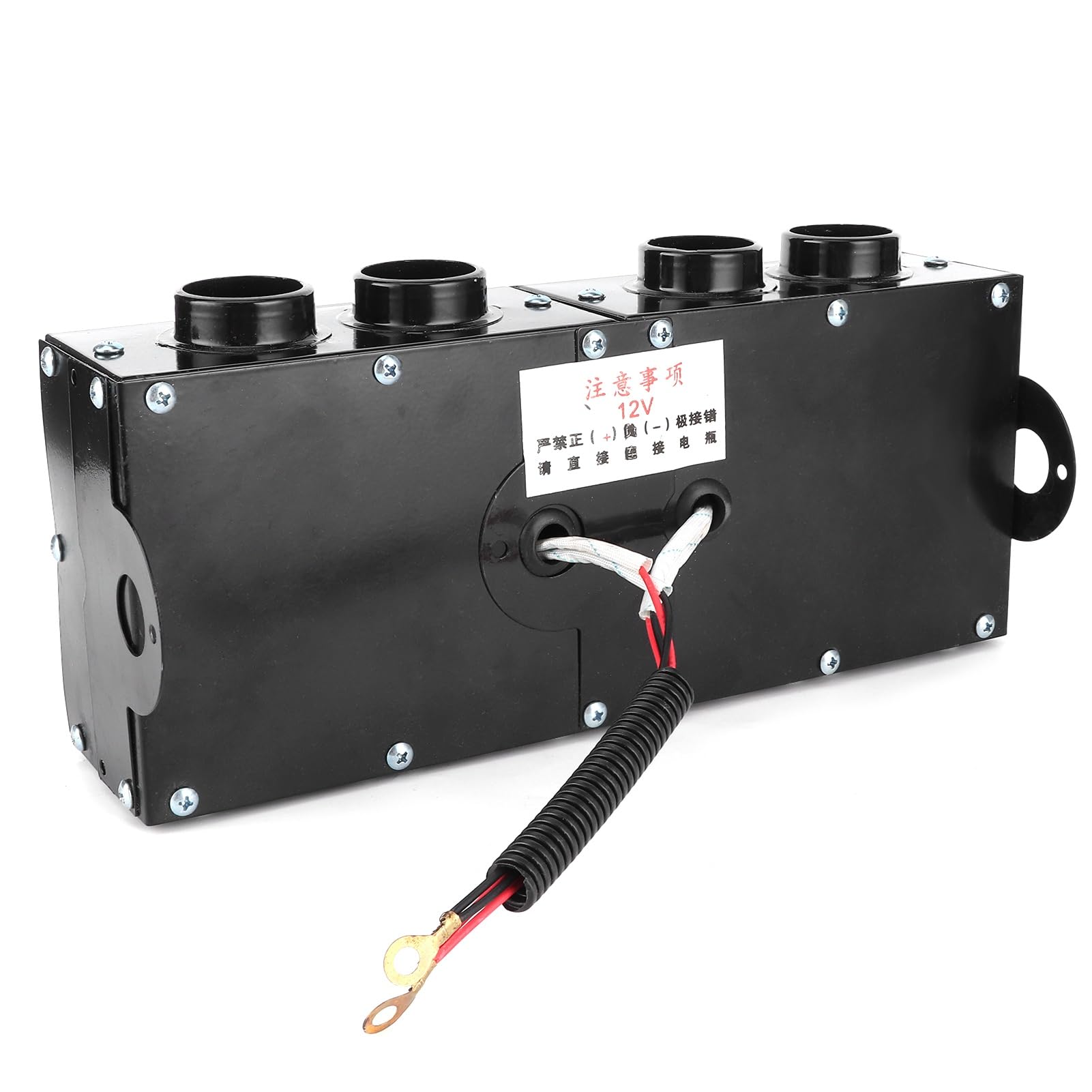 Auto Heizgebläse, 12 V 800 W Fahrzeugheizung und Scheibenenteiser mit 4 Luftauslässen, Heizlüfter zur Entfeuchtung und Enteisung der Windschutzscheibe in PKW und LKW