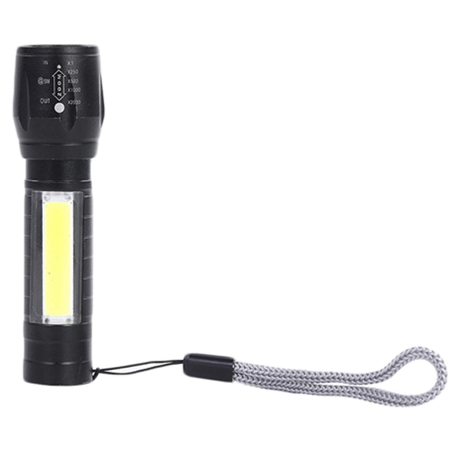 Bardzo długa latarka elektryczna w trybie gotowości Mini XPE Latarka ze stopu aluminium Silne światło Zoom Długi-USB Wielofunkcyjna latarka wielokrotnego ładowania jako Power Bank i akcesori