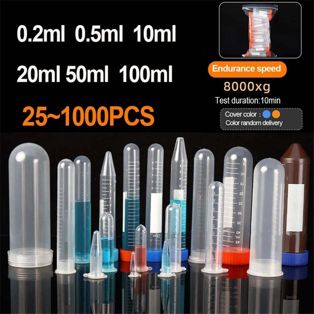 Attrezzature e forniture di laboratorio Contenitore da laboratorio for provette centrifuga in plastica 15 ml, 20, 50 e 100 con bilancia senza Provetta