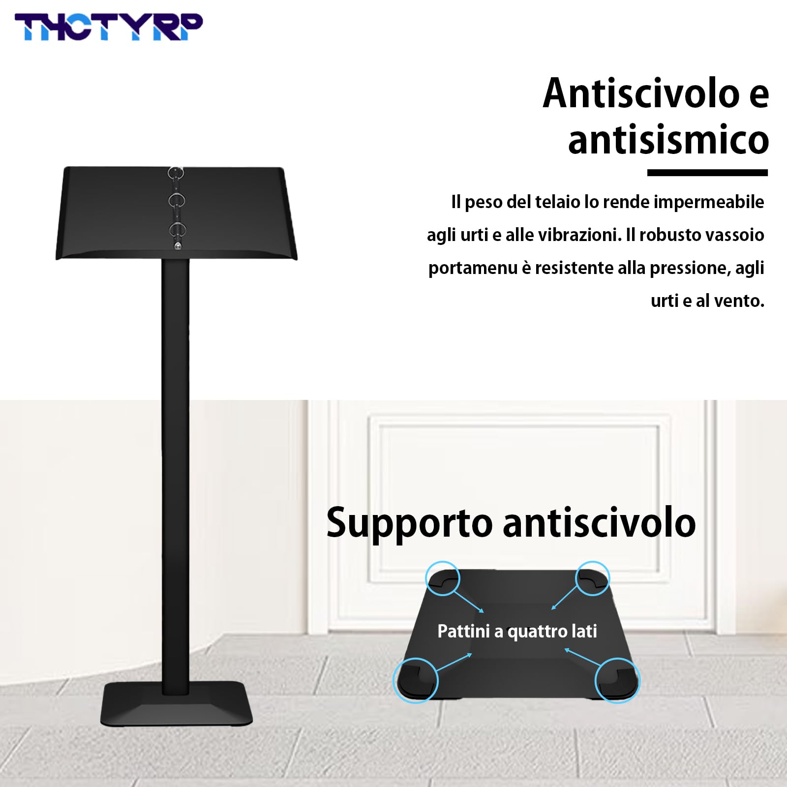 Supporto per menu, supporto per nome, supporto per menù, per esterni, lavagna di attesa, menu, supporto per nome, supporto, chiuso, cartello, attrezzi inclusi, facile da montare