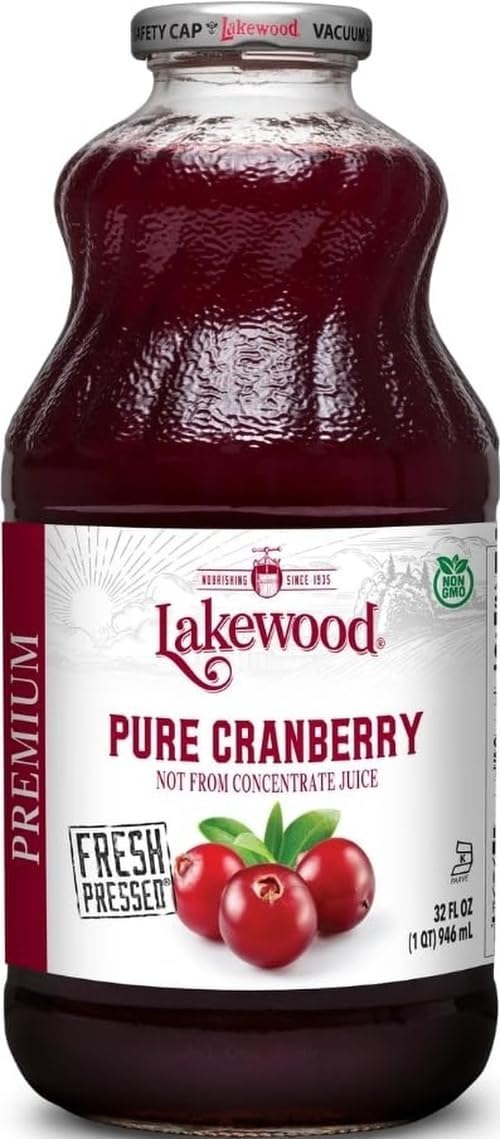 Lakewood, Pure Cranberry Juice, 32 oz