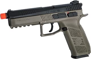 ASG CZ P-09 Gas Powered Airsoft Pistol with Outer Barrel Threading - coolthings.us