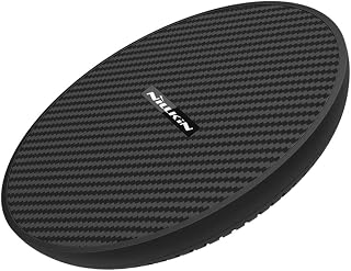 Nillkin Power Flash Fast Wireless Charger Charging Pad with Upto 15 W Output Aramid Carbon Fibre Version for Qualcomm Qi S... Price In India