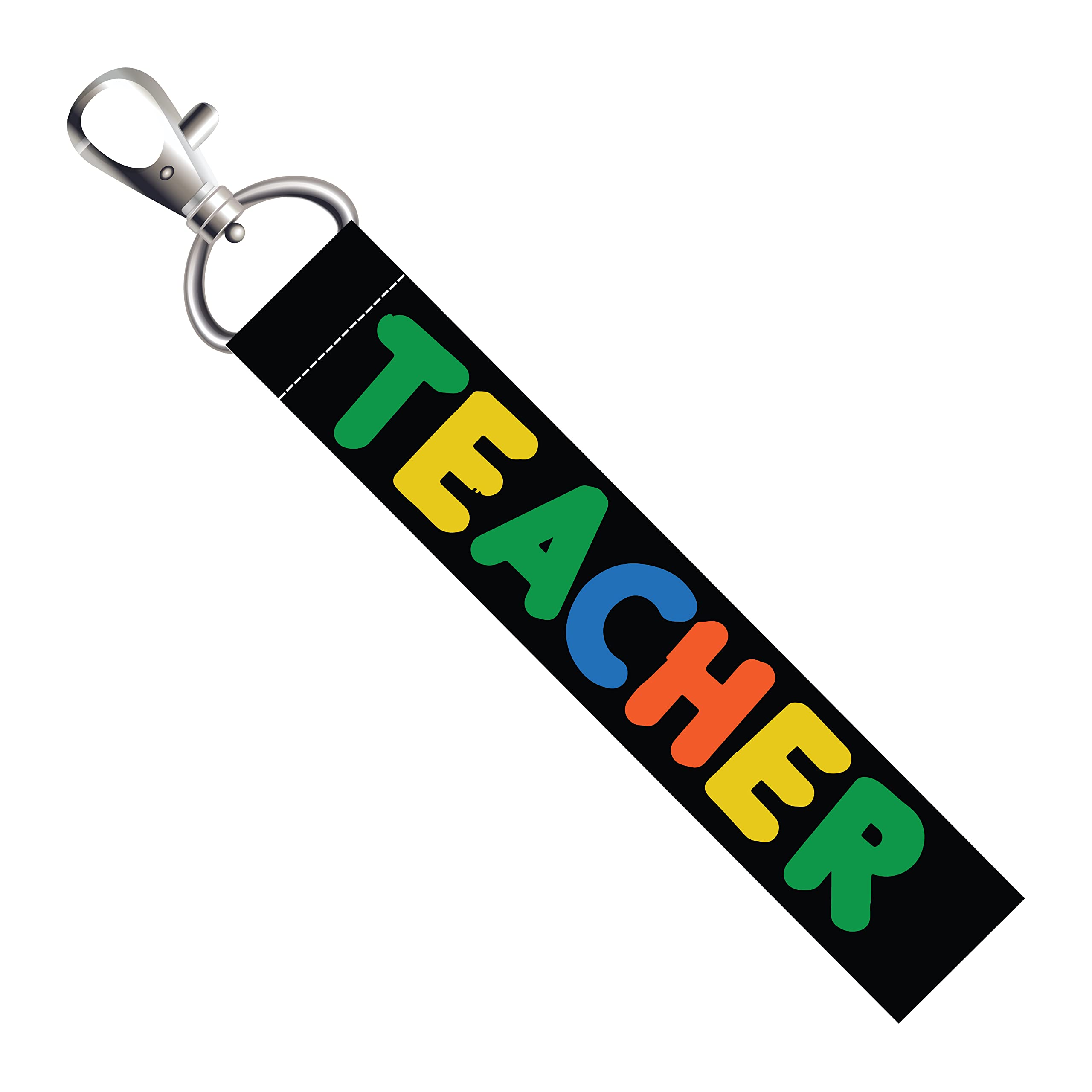 Teacher Color Lanyard Tag with Swivel Lobster for Gift Luggage Bags Backpack Laptop Bags L X H 5 X 0.8 INCH-image-25