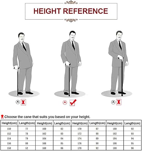 Miniatura 7 de Bastón de madera natural con punta de goma, bastones de madera maciza para hombres y mujeres, capacidad de peso de 450 libras, regalo asequible,