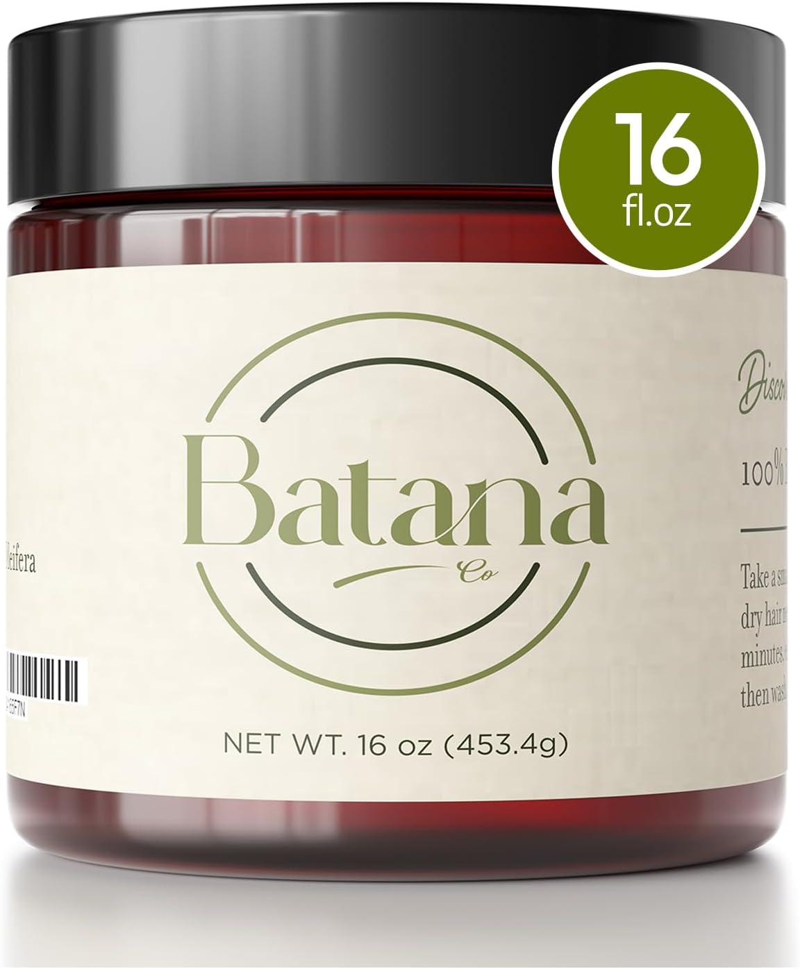 Real Batana Oil for Hair Growth - 100% Pure & Natural, 16 FL OZ