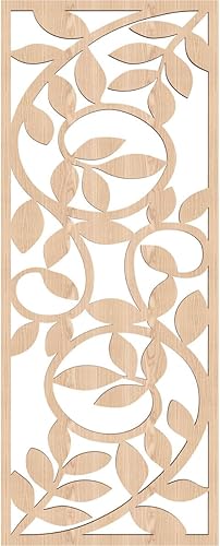 Miniatura 2 de 13 38 pulgadas de ancho x 34 38 pulgadas de alto x 38 pulgadas de alto x 38 pulgadas de alto, paneles de pared de madera de calado decorativo Utica,