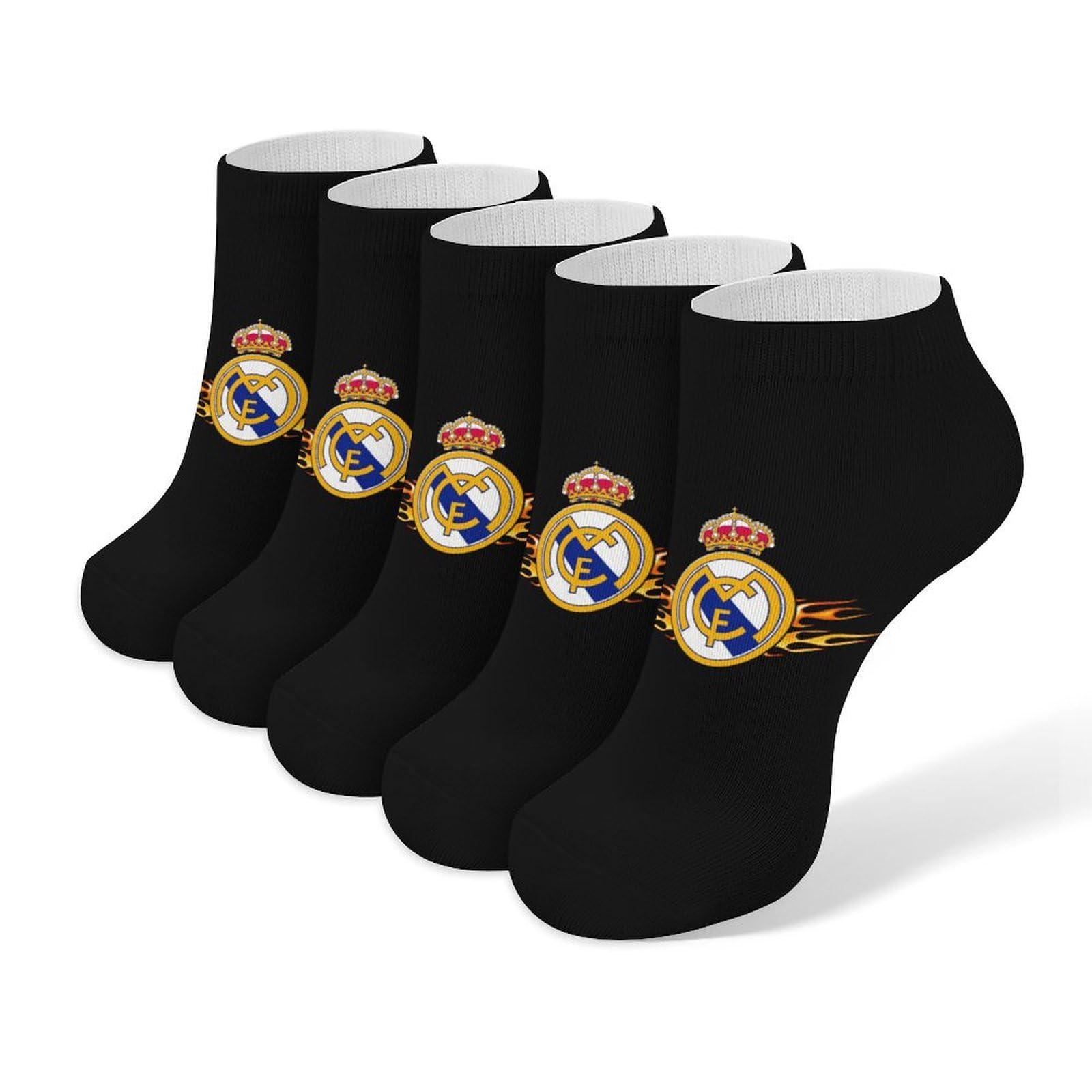 Amazon.co.jp: 靴下 5足セット レアルマドリード メンズ レディース