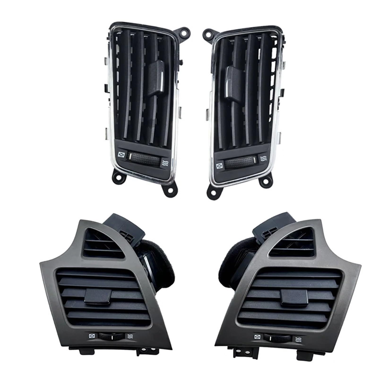 Haggydc 4 Pcs Fit For Hyundai Sonata 2009 Air Vent Dashboard Air Vents Instrument Panel Air Outlet Air Condition Air Outlet(4 Pcs)