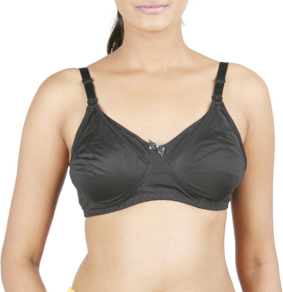 DAISY DEE Women's Madonna Nursing Bra (Black/32B)