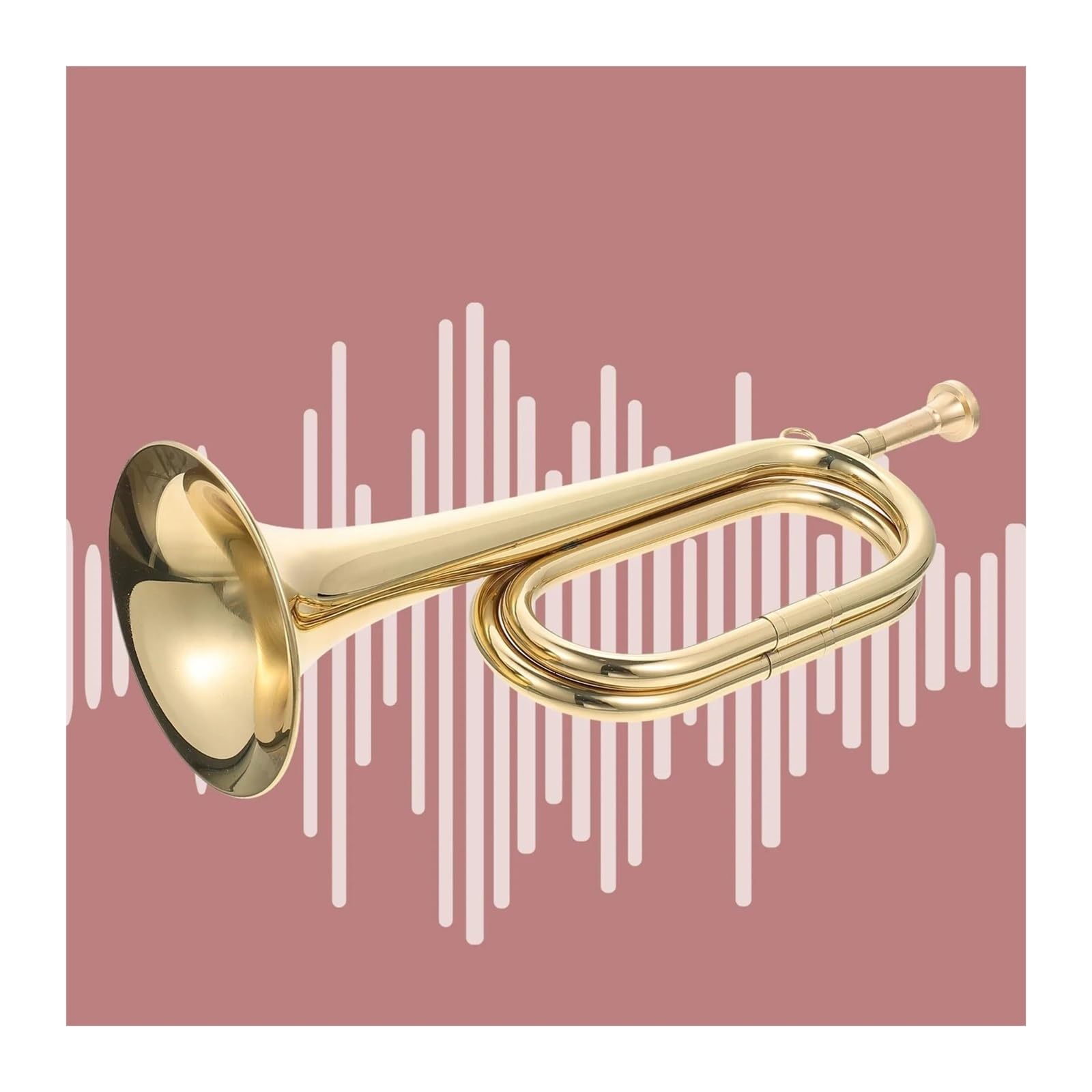 Trąbki Trąbka mosiężny róg kawalerii z ustnikiem mosiężny hejnał orkiestra szkolna orkiestra kawaleryjska instrument dęty blaszany