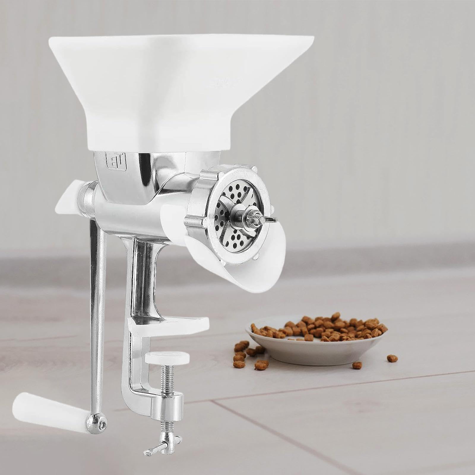MagiDeal Macchina Manuale per La Lavorazione di Pellet di Cibo per Animali Domestici, Strumento Ergonomico con Granulatore Multifunzionale per Cibo per Cani, I