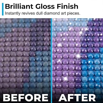 Diamond Art Sealer, 2027 New Diamond Painting Sealer Spray, 100ml Quick Dry Gloss Finish Sealant for Diamond Art, Clear Protective Coating to Secure Drills (30ml*1 (1.01 fl oz))