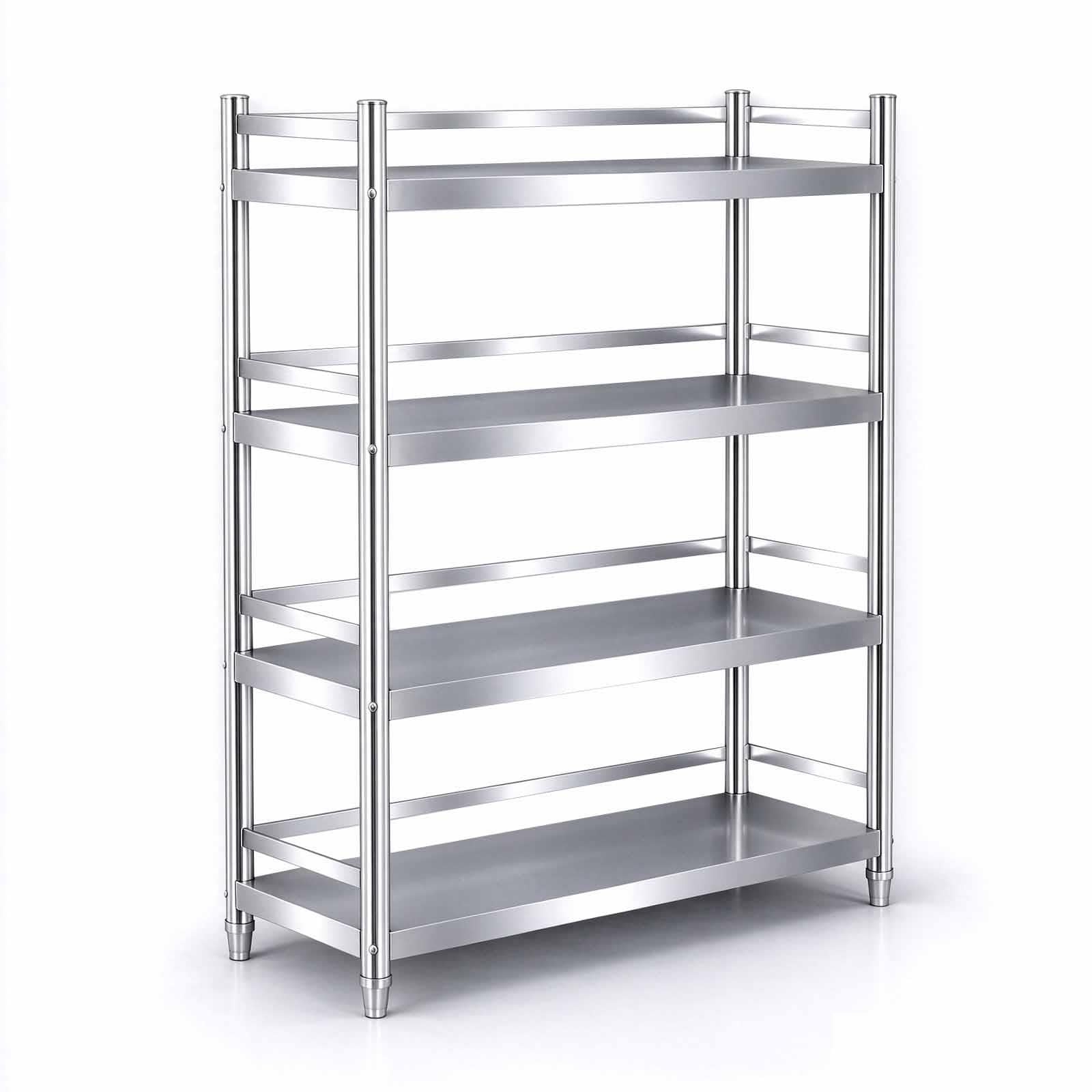 Scaffale Acciaio Inox 304 Professionale Regolabile per Cucina Magazzino
