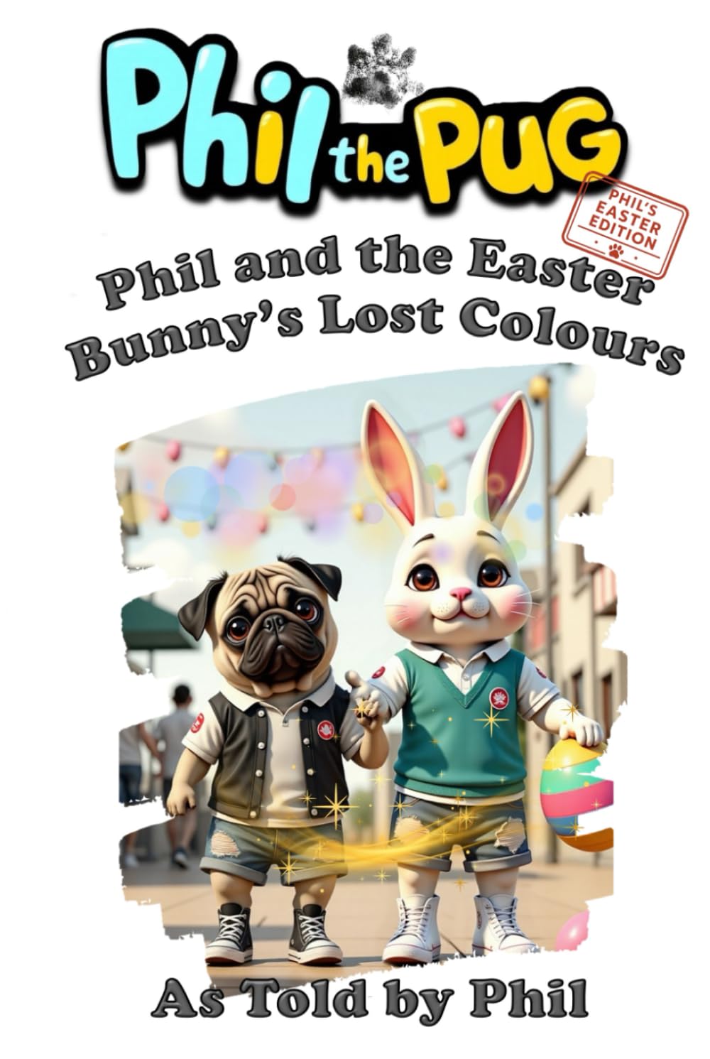 Phil the Pug: Phil and the Easter Bunny's Lost Colours (The Adventures of Phil: A Pug's Tale)
