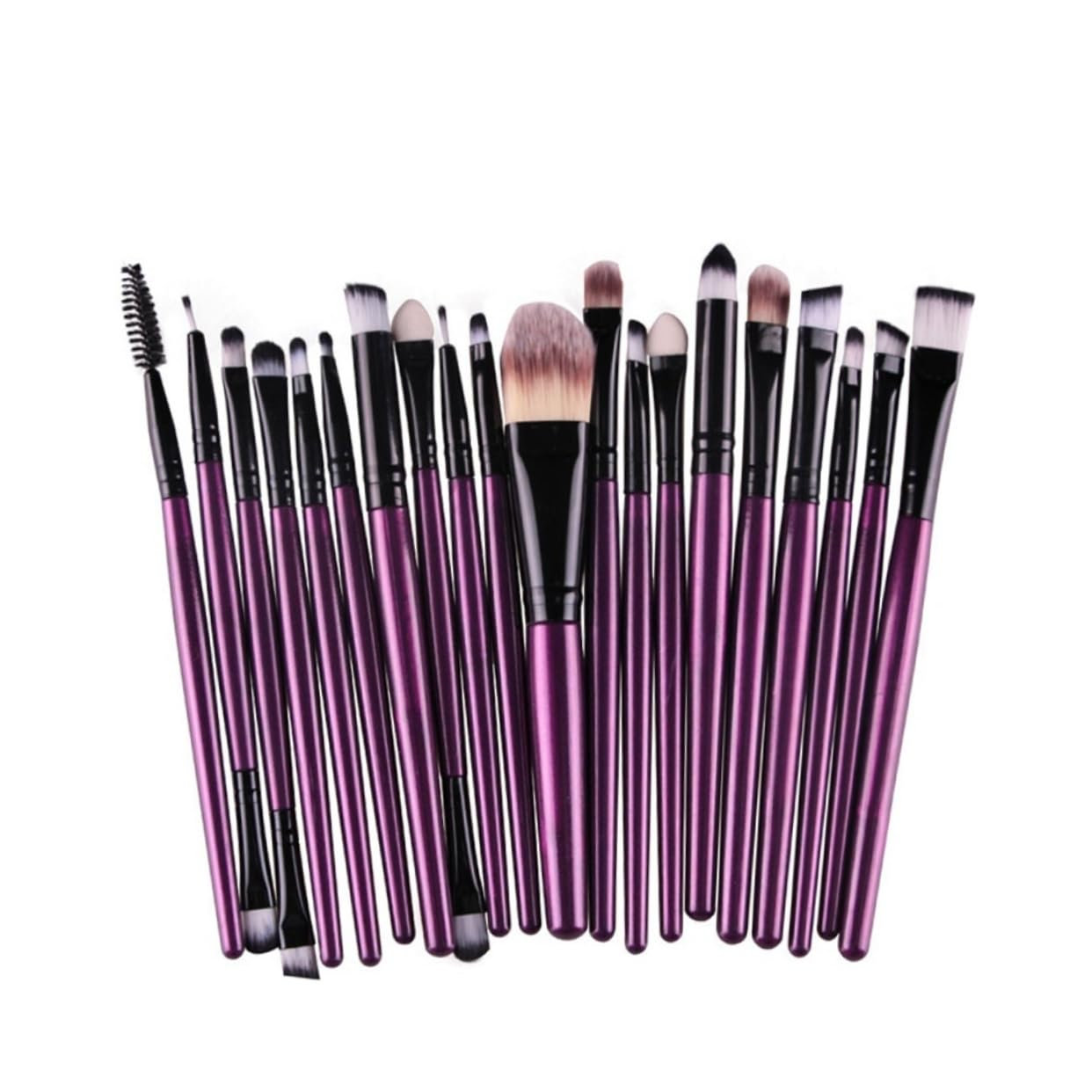 Didiseaon Makeup Brush Set 20pc Eye Shadow Brush Sponges Ideal for Home Professional Use