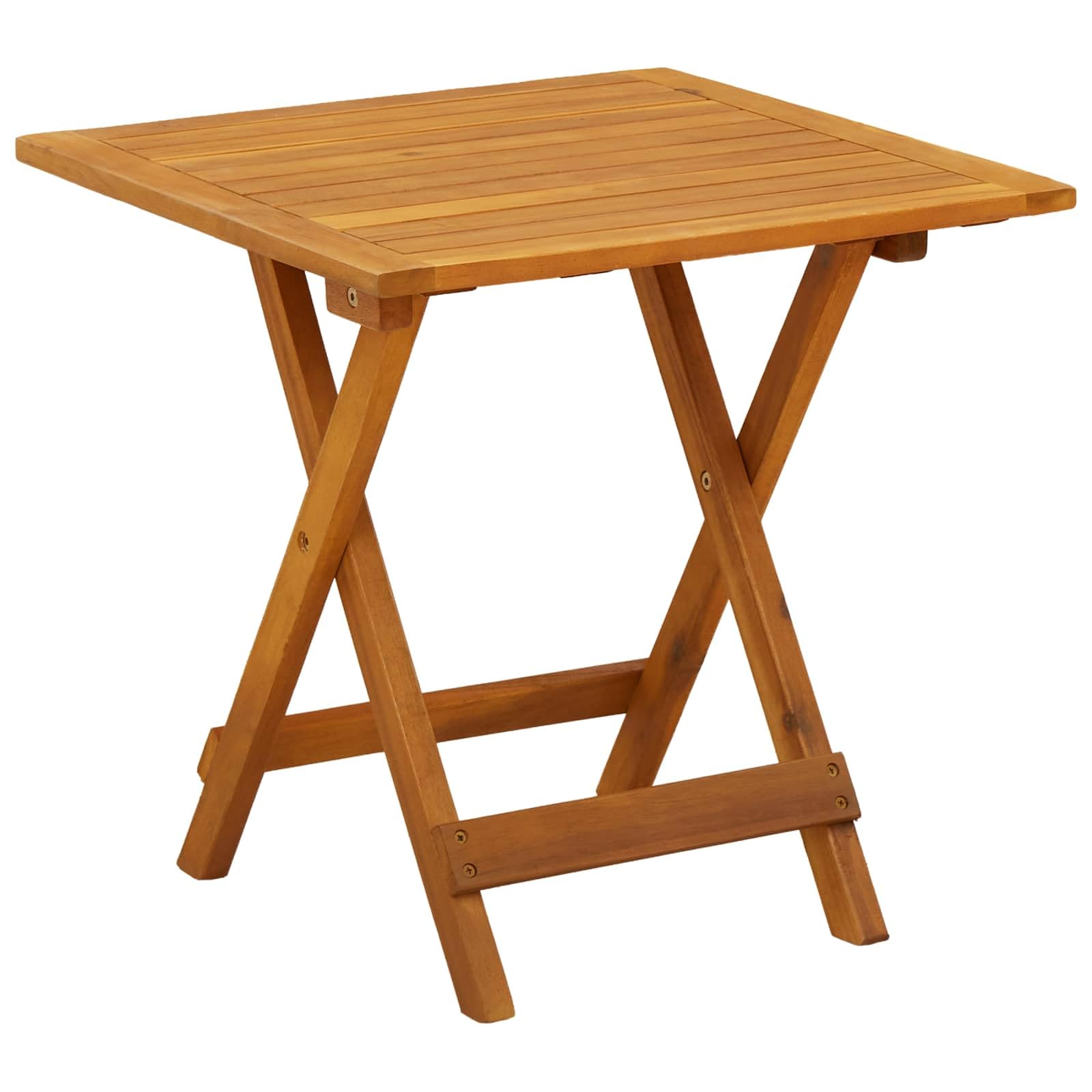 Set 2 Lettini Prendisole in Legno di Acacia con Tavolino | Arredo relax per giardino, piscina e patio con schienale regolabile a 5 posizioni e poggiapiedi integrato.