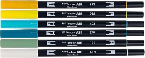 Miniatura 3 de Tombow Juego de bolígrafos de doble cepillo, Lemon Squeezy 6