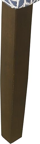 Miniatura 10 de HomePop Classic Parsons - Silla de comedor (2 unidades), diseño geométrico azul