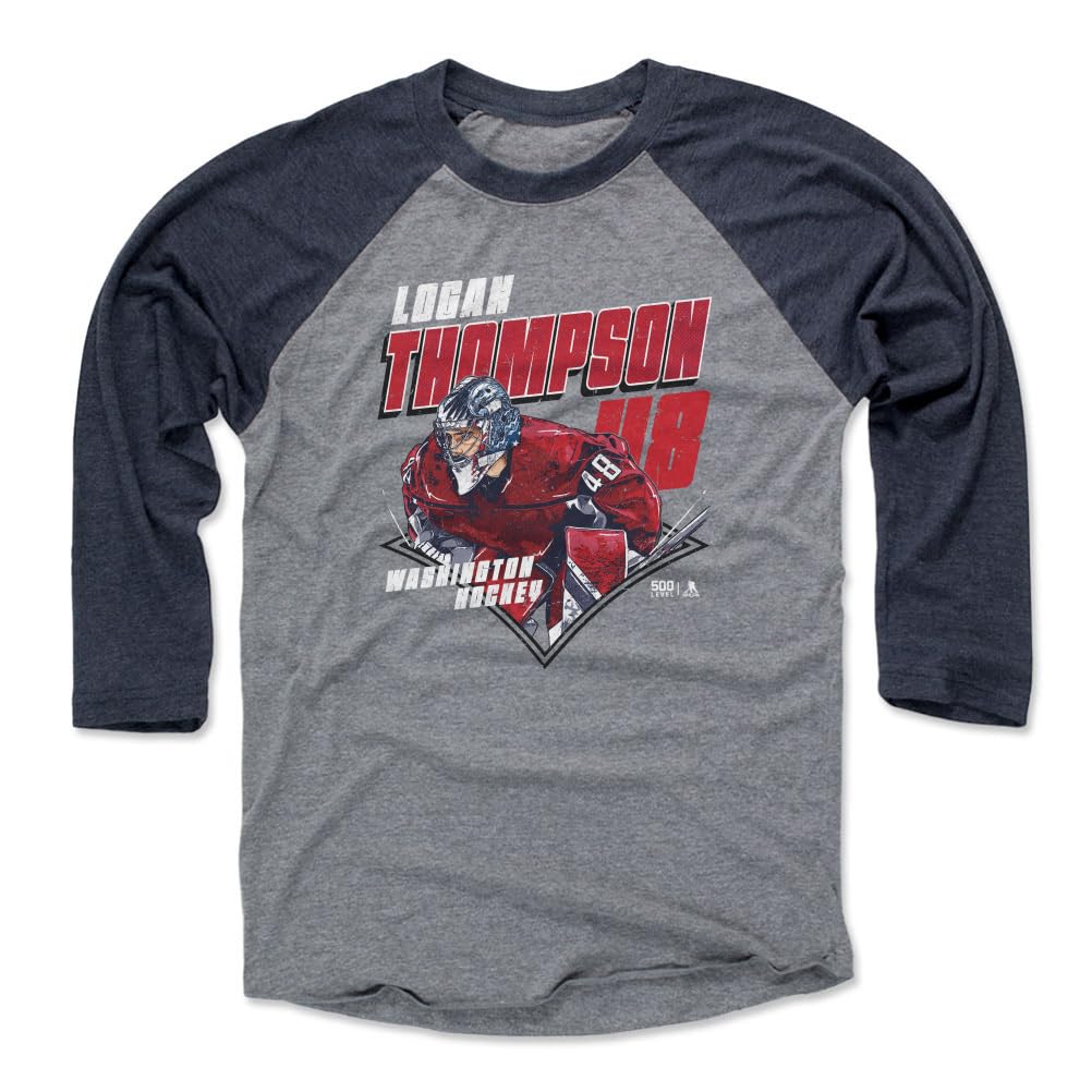 Logan Thompson 3/4 Sleeve Raglan T-Shirt - Logan Thompson Washington Diamond
