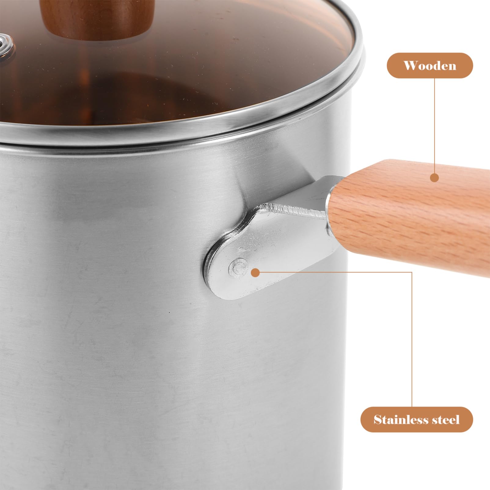 MAGICLULU Large Capacity Stainless Steel Deep Fryer for Home Use Metal Fry Pot with Ergonomic Handle for Frying Chicken and French Fries Easy to Clean Capacity