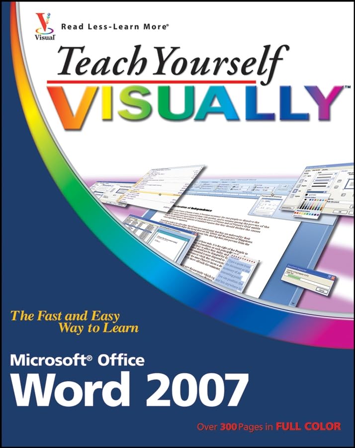 Buy Teach Yourself VISUALLY Word 2007 (Teach Yourself VISUALLY (Tech)) โ BookShops.in