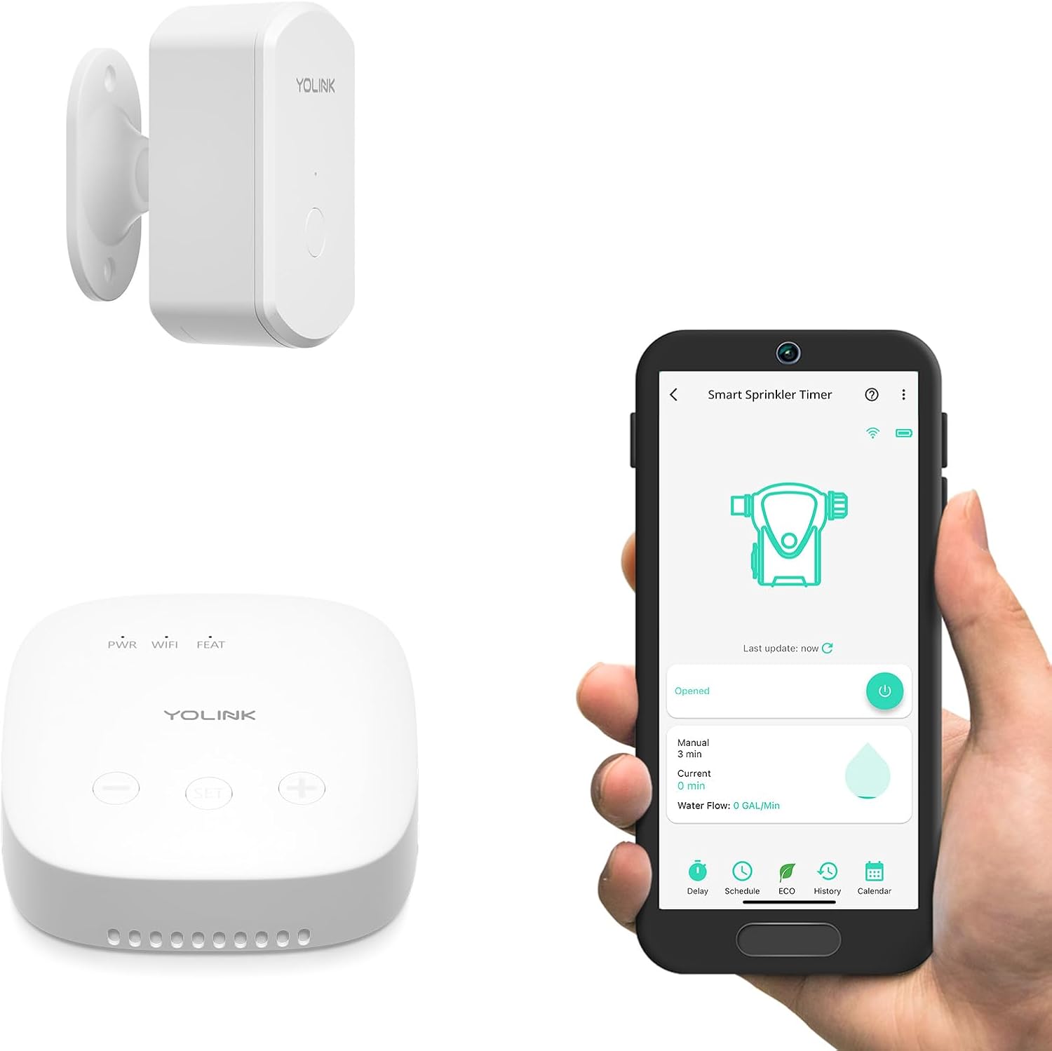 YoLink Indoor Motion Sensor RT, Radar Technology, Long Range, 2-Year Battery Life, Adjustable Sensitivity, Real-Time Alerts, Alarm Suppression, Alert Hold, No-Motion Detection, SpeakerHub Included