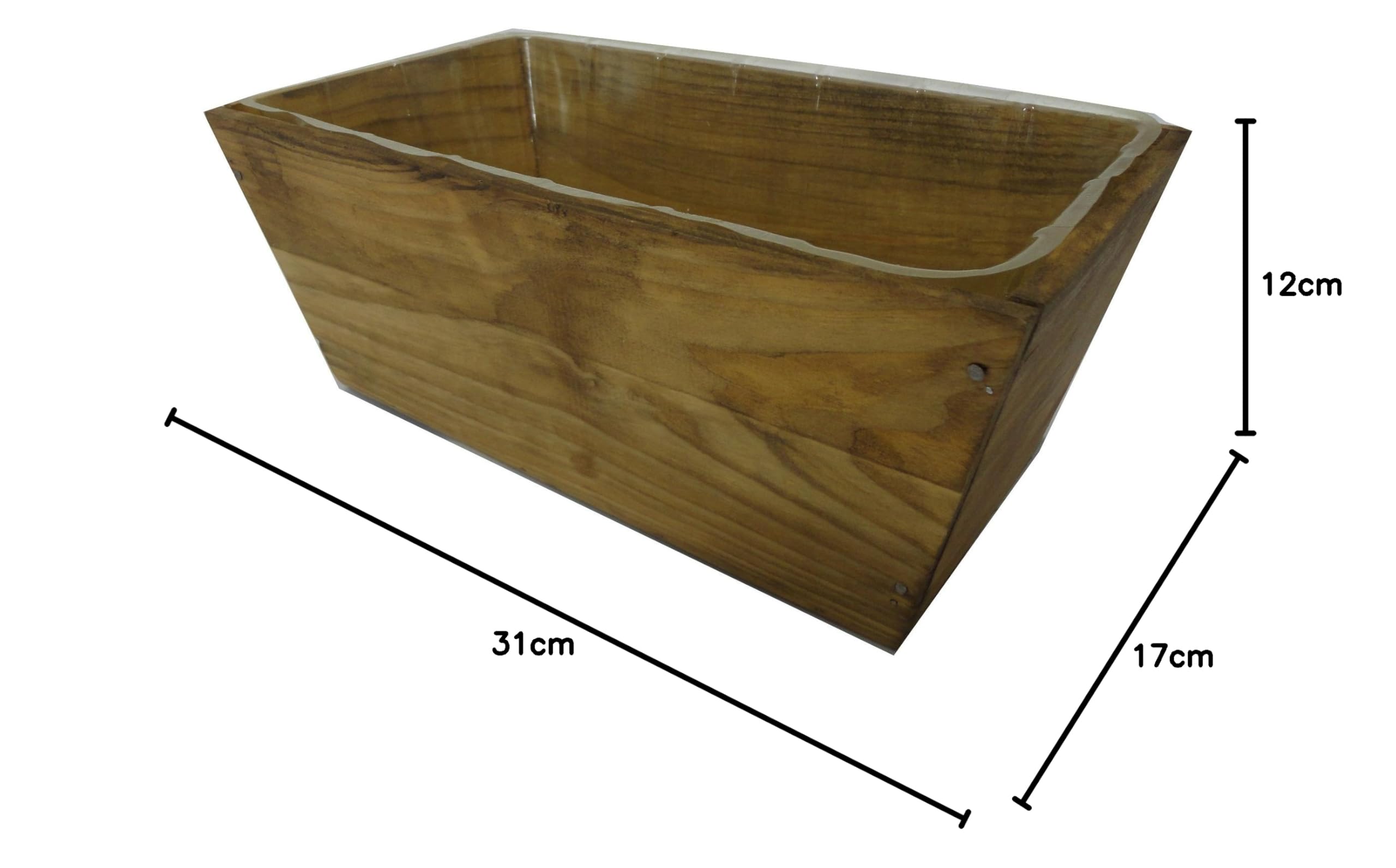 Amazon | 大橋新治商店 Wood Planter ウッドプランター D4号Wサイズ 63