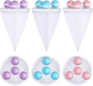 3 Pcs Floating Hair Filtering Mesh Removal, Pet Hair Laundry Filter, Washing Machine Hair Filter Cleaning Mesh Bag, Reusable Household Hair Filter Net Pouch for Washing Machine