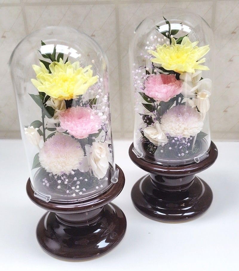 ブロンズ】 大きな蓮の 大きめ仏花 ♤* ペットお供えにも♪ 👓 造花