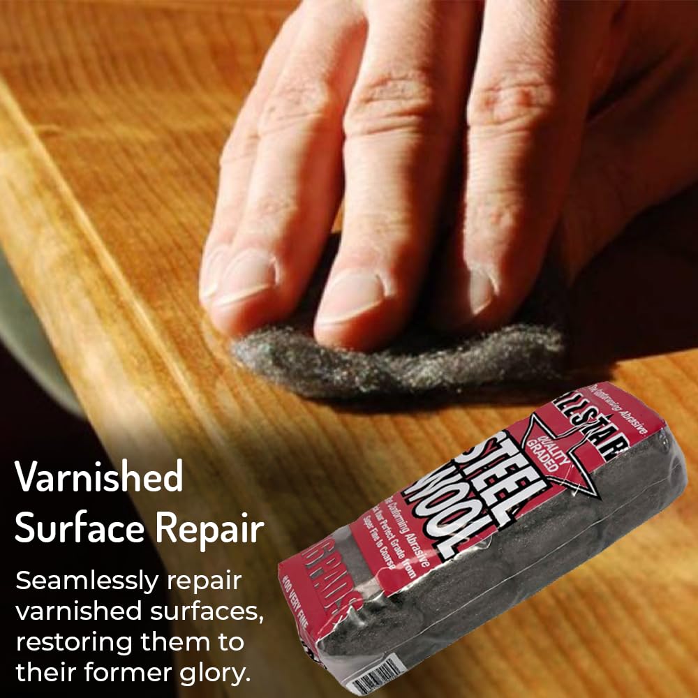HI-TECH Very Fine 00 Steel Wool - Polishing & Restoration -5