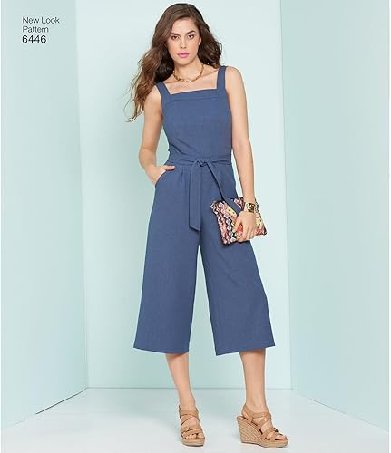 Miniatura 3 de NEW LOOK Patrones Monos y vestidos de señorita A (6-8-10-12-14-16-18) 6446