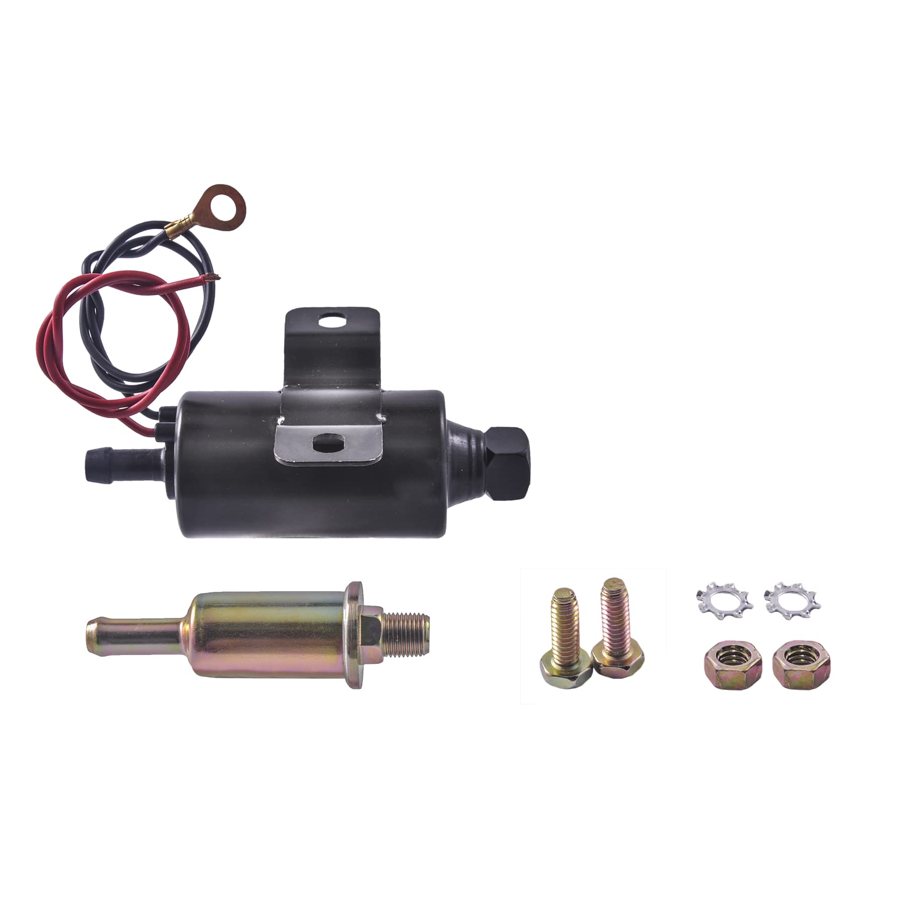 Icon Universal Electric Fuel Pump – 95 LPH, 4-6 PSI – 12V, Fits Petrol / Diesel / Ethanol – 2-Yr Warranty