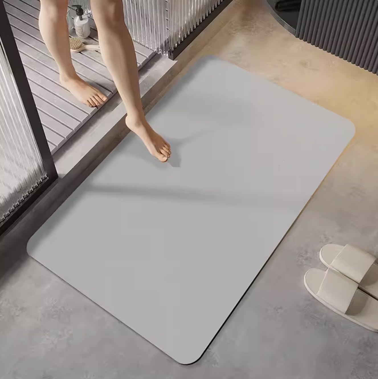 Quick Dry Bath mat, Absorbent Bathroom Rugs,Instant Dry Non Slip mats