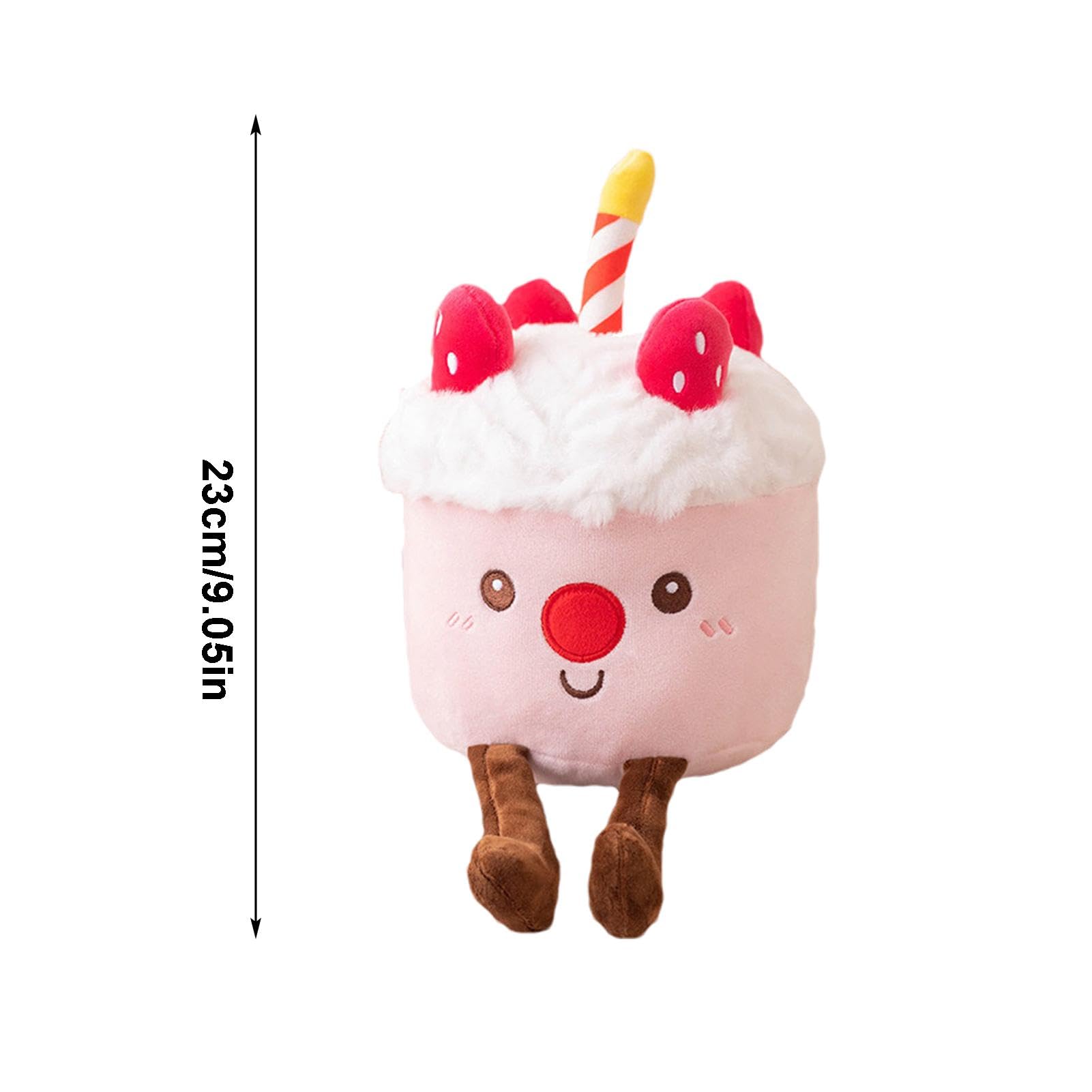 Amazon.co.jp: Zoomtirs バースデーケーキフードぬいぐるみ、ソフト