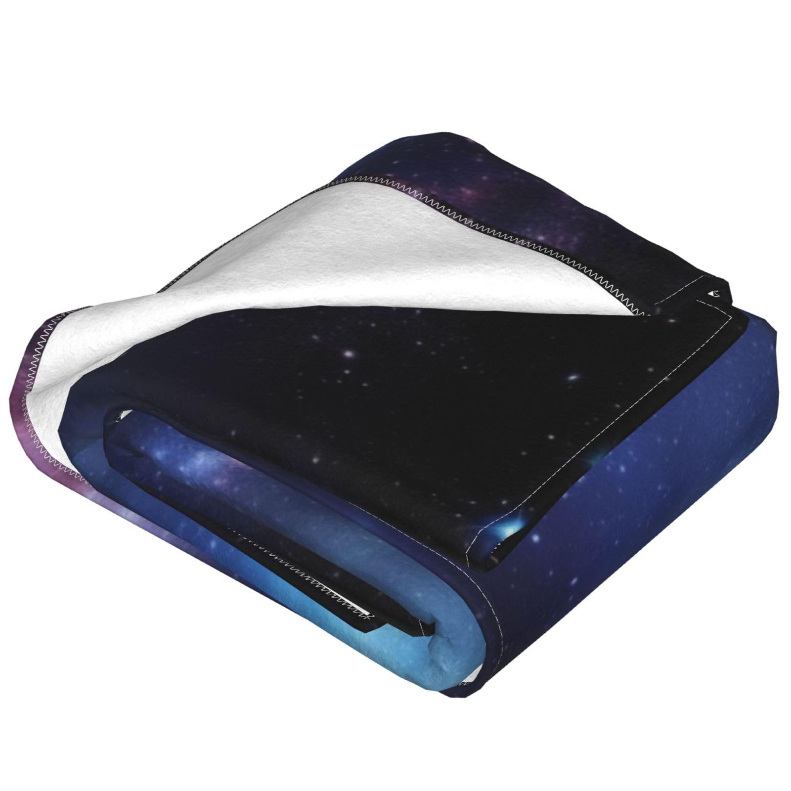Decke, Galaxie-Druck, warme Flanelldecke/Decke, Bettüberwurf für Schlafzimmer/Bettwäsche 150 x 200 cm