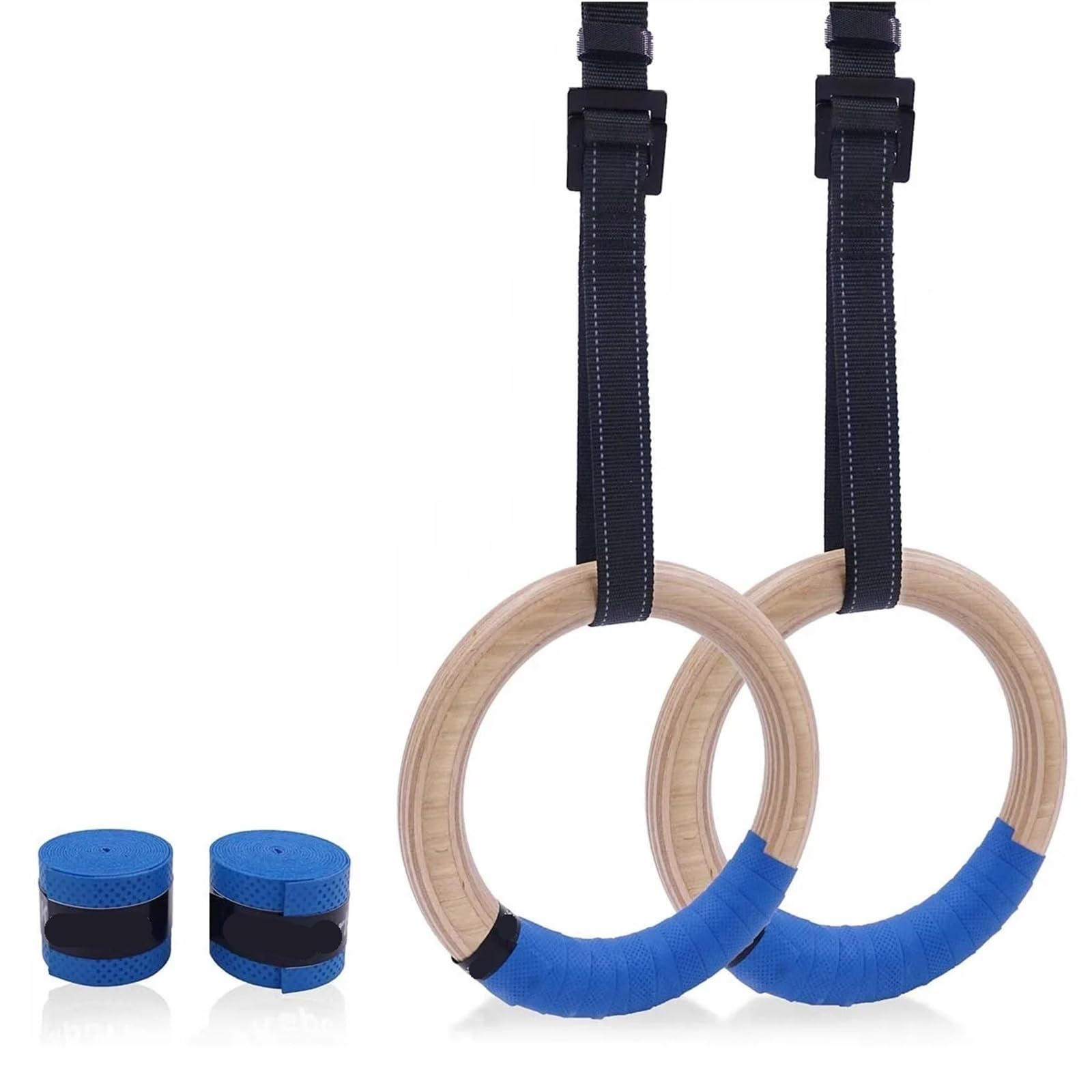 Anelli Ginnastica Anelli da Ginnastica con Fibbie Regolabili e Cinghie 3 Metri, for Esercizi di Fitness in Palestra a casa, trazioni, Dip, Muscle up