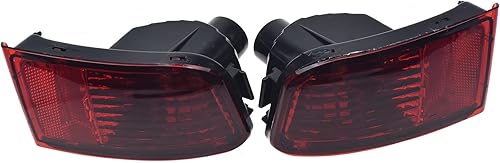 Miniatura 5 de Kison 2 piezas parachoques trasero reflector faro antiniebla izquierda derecha para Toyota Land Cruiser Prado 120 Series Grj120 Trj120 Fj120