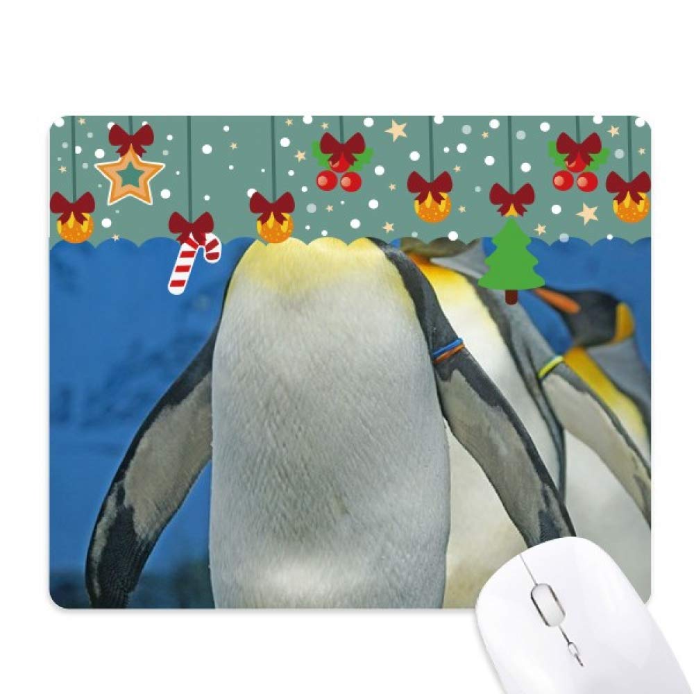 Tapis de souris de jeu de pingouins antarctiques en caoutchouc sciences