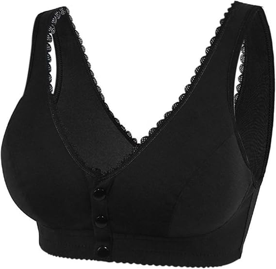 Reggiseno Anziani Cotone Chiusura Frontale - Senza Ferretto Comodo E Pratico - Foto 3