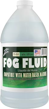 Zs 1/2 Fog Fluid, High Density, Non-Toxic, Long-Lasting Performance, Compatible with Water Based Machines 400 Watts to 1500 Watts, for Shows, Theatrical Effects, Parties, DJ, Fog Blasts