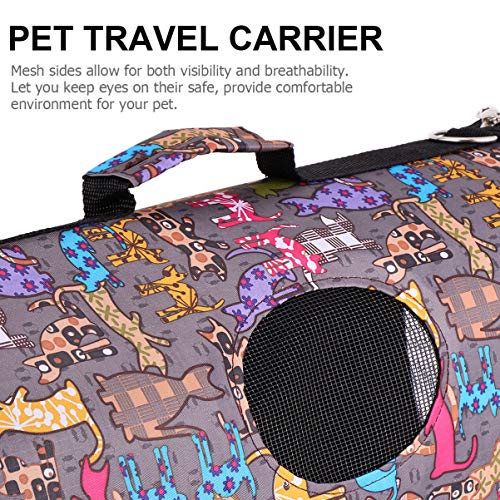 Mochila Balacoo para transporte de cães – Bolsa portátil para transporte de gatos com alça macia par