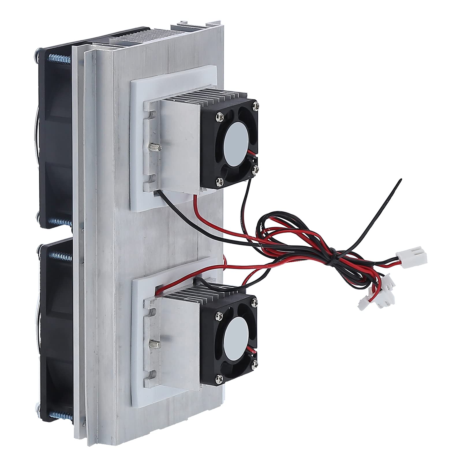 Système de ventilateur de refroidissement à double radiateur haute puissance 120 W 12 V 10 A Refroidisseur d'équipement de refroidissement efficace pour le refroidissement du