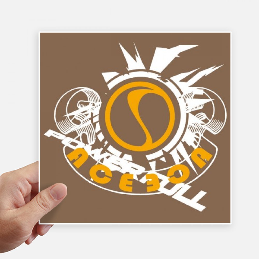 Sticker graffiti rue explosion visuelle grand autocollant carré 20cm pour moto