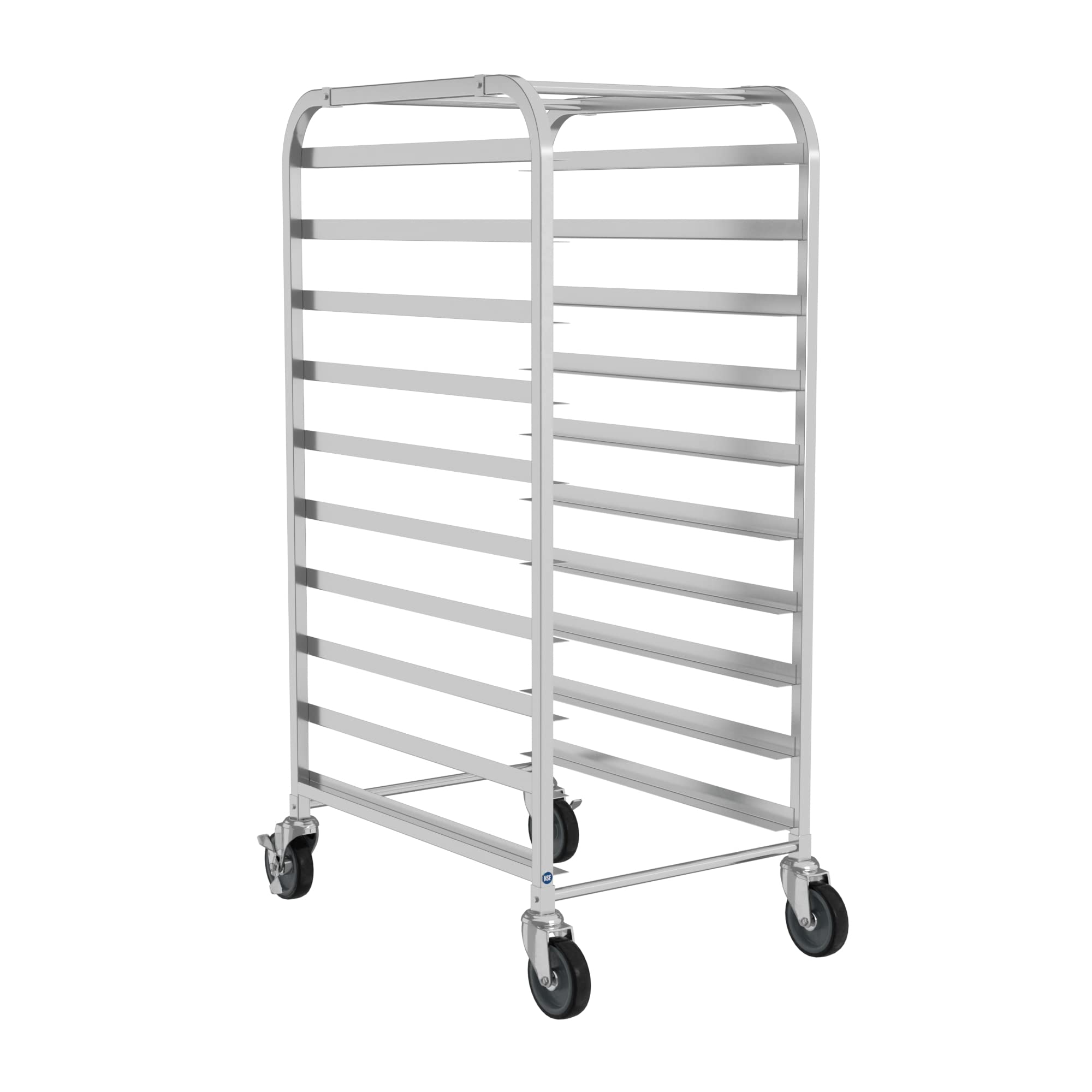 Krollen Industrial 10 Pan Aluminum Steam Table Pan Rack - Assembled