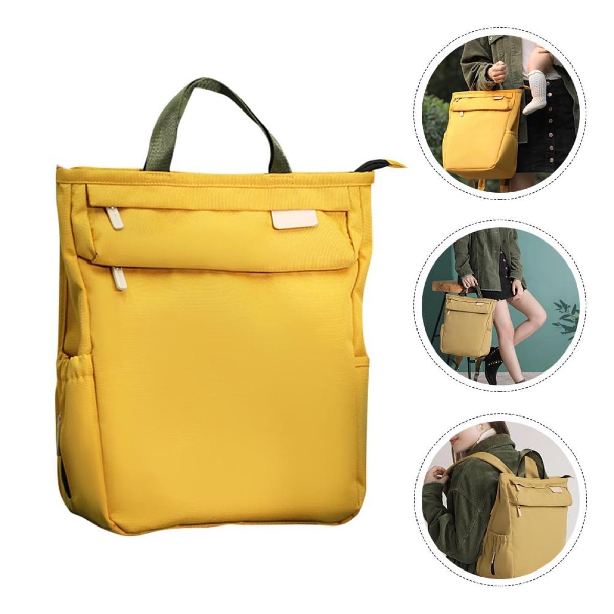 KOMBIUDA Wickelrucksack und Stilltasche für Wickelutensilien Beißringe Flaschen und Mehr mit Praktischem Verschluss für Kinderwagen aus Hochwertigen Materialien für Reisen und Alltag