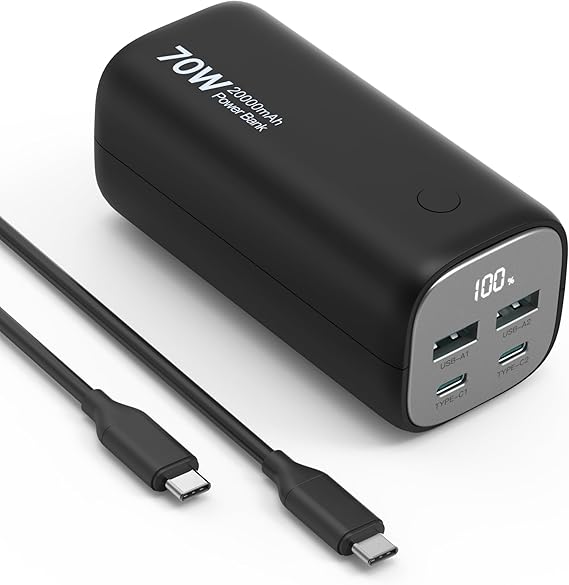 evatronic PB002 - 70W出力対応20,000mAhモバイルバッテリーが6,499円送料無料