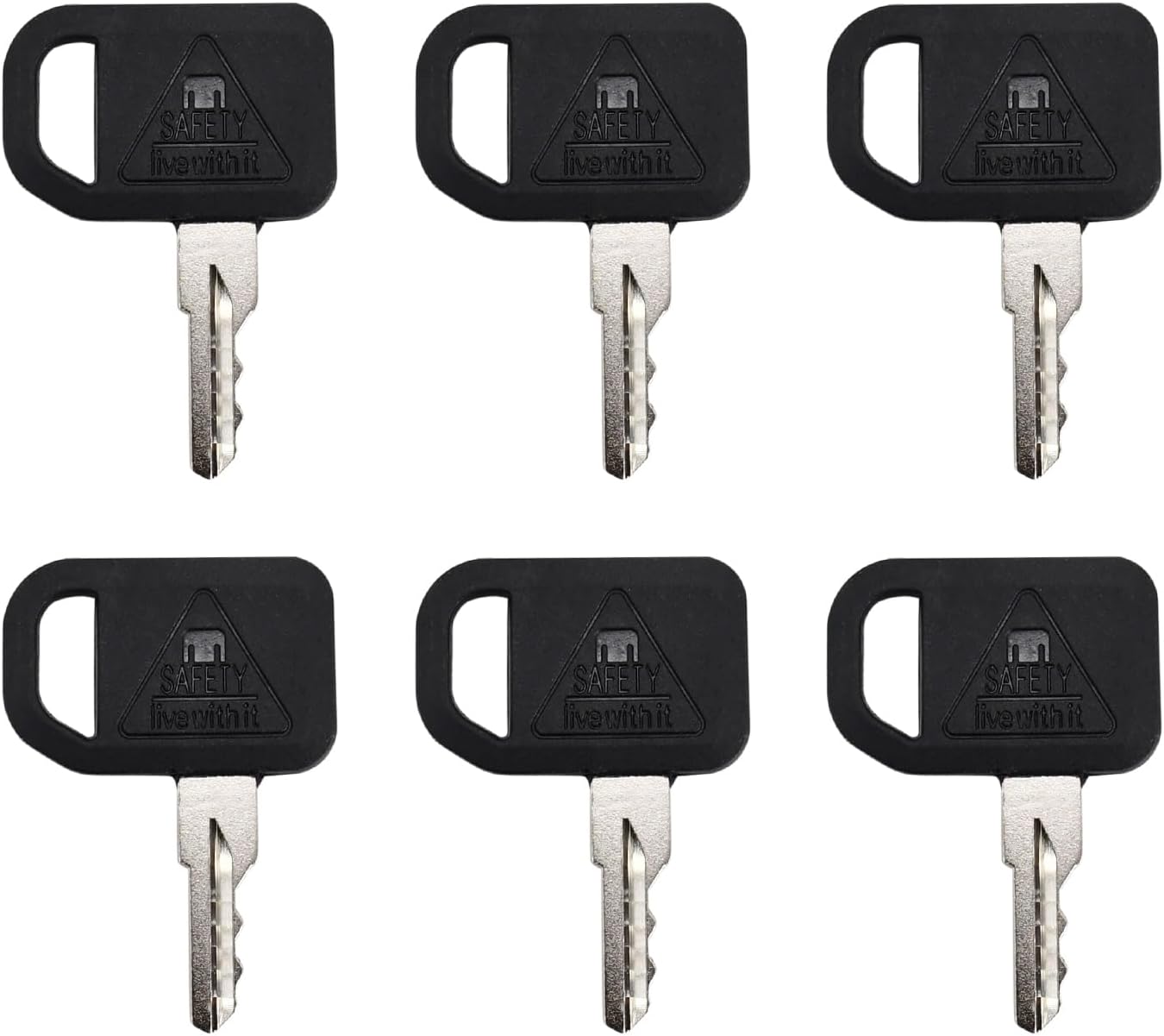 6PCS AM125504 Ignition Keys AUC12681 for John Deere Lawn Mower