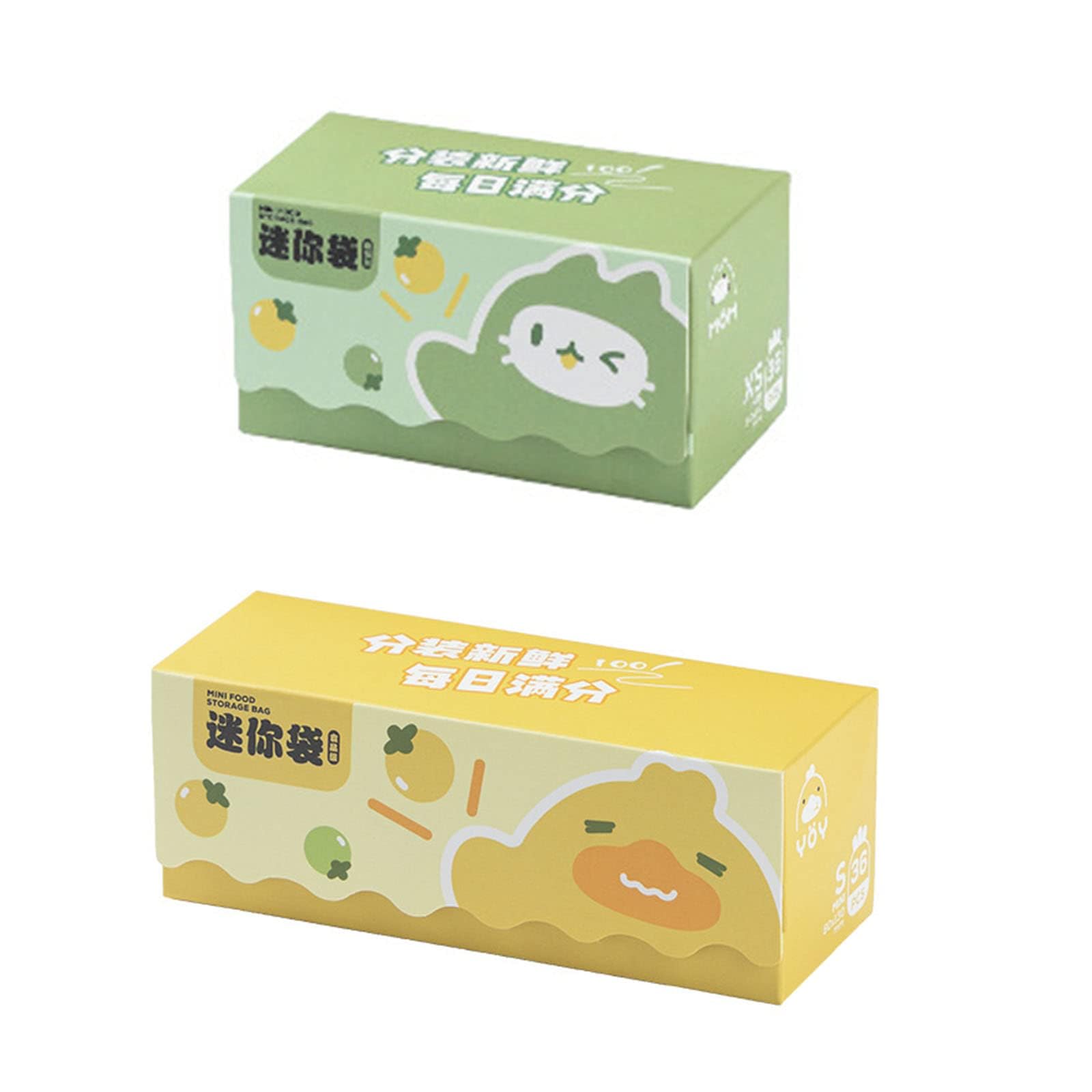 Two Sizes 72 PCS Food Storage Bags, Reusable Fruit & Sample Bags, Ideal for Packing Pills, Snacks, and Deliveries, Eco-Friendly and Convenient for Everyday Use, S+XS